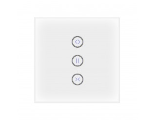 Akubela Curtain control panel - White